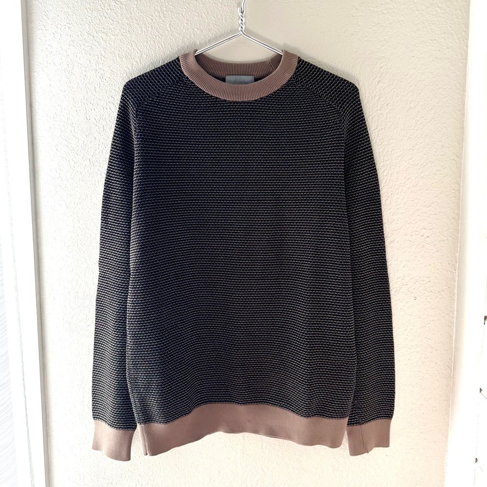 COS Lightweight Cotton Knit Crewneck Pullover Sweater Sz EUR S